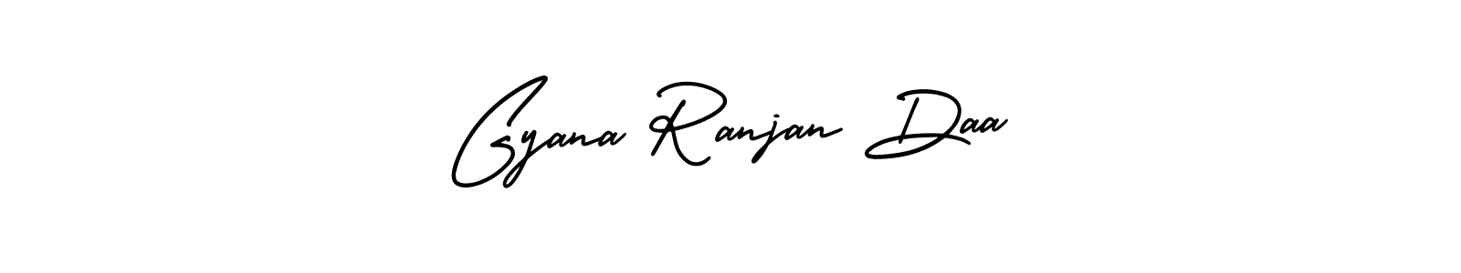 Make a beautiful signature design for name Gyana Ranjan Daa. With this signature (AmerikaSignatureDemo-Regular) style, you can create a handwritten signature for free. Gyana Ranjan Daa signature style 3 images and pictures png