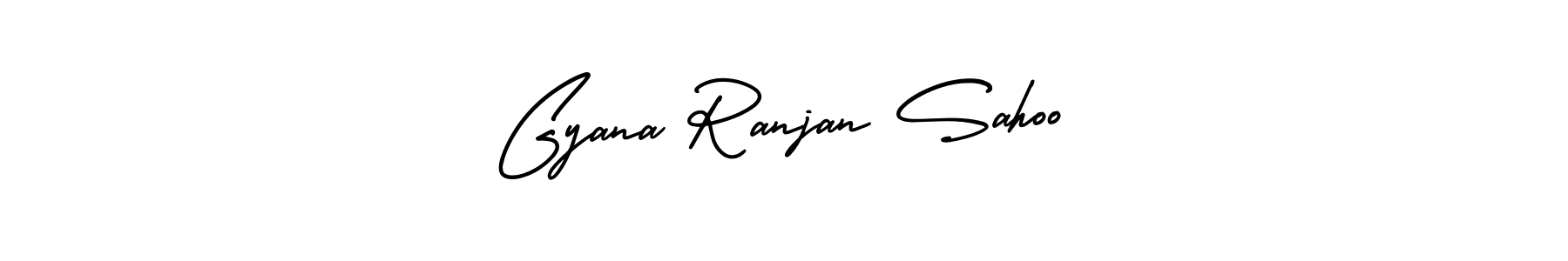 Create a beautiful signature design for name Gyana Ranjan Sahoo. With this signature (AmerikaSignatureDemo-Regular) fonts, you can make a handwritten signature for free. Gyana Ranjan Sahoo signature style 3 images and pictures png