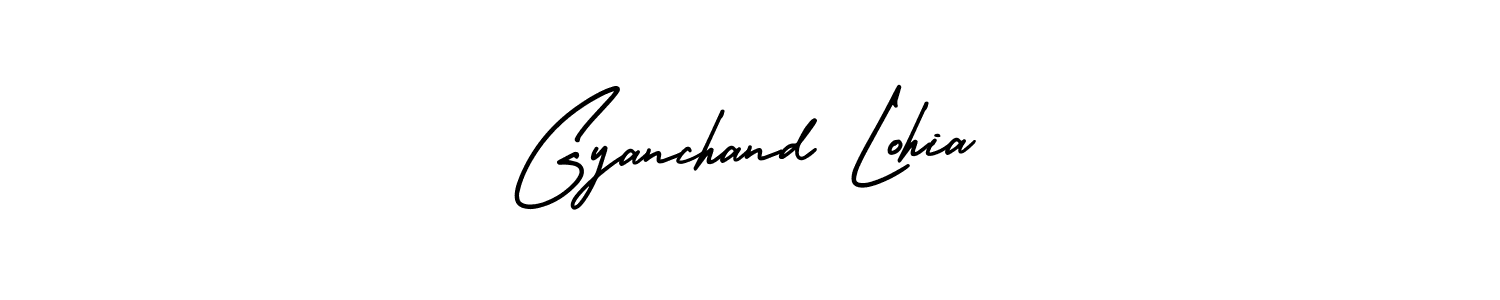 Use a signature maker to create a handwritten signature online. With this signature software, you can design (AmerikaSignatureDemo-Regular) your own signature for name Gyanchand Lohia. Gyanchand Lohia signature style 3 images and pictures png