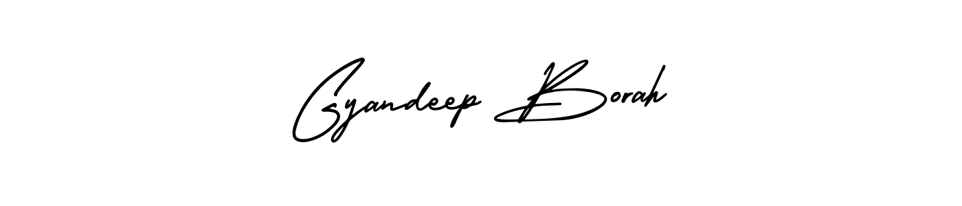 Create a beautiful signature design for name Gyandeep Borah. With this signature (AmerikaSignatureDemo-Regular) fonts, you can make a handwritten signature for free. Gyandeep Borah signature style 3 images and pictures png