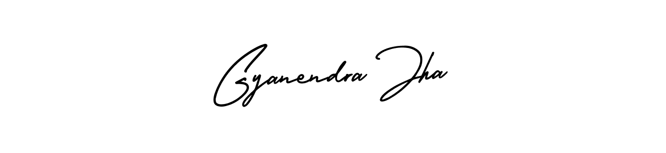 This is the best signature style for the Gyanendra Jha name. Also you like these signature font (AmerikaSignatureDemo-Regular). Mix name signature. Gyanendra Jha signature style 3 images and pictures png