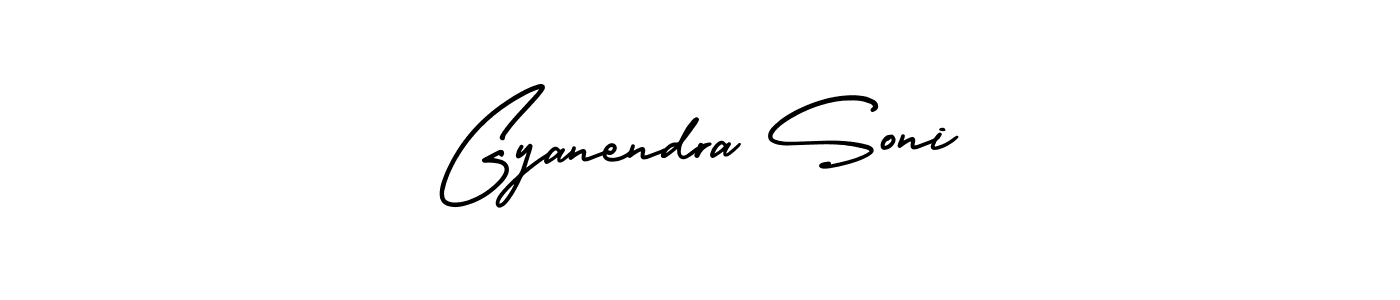 How to Draw Gyanendra Soni signature style? AmerikaSignatureDemo-Regular is a latest design signature styles for name Gyanendra Soni. Gyanendra Soni signature style 3 images and pictures png