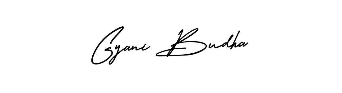 Use a signature maker to create a handwritten signature online. With this signature software, you can design (AmerikaSignatureDemo-Regular) your own signature for name Gyani Budha. Gyani Budha signature style 3 images and pictures png