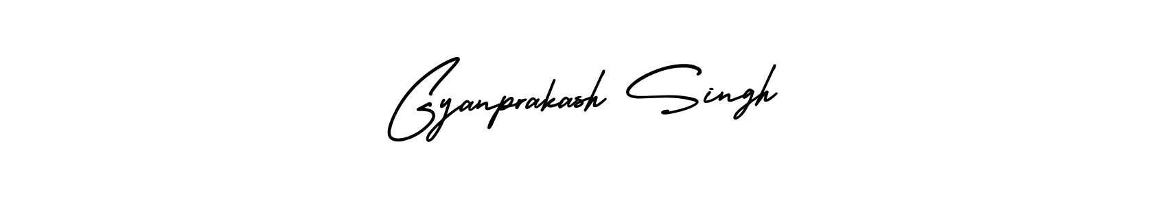 The best way (AmerikaSignatureDemo-Regular) to make a short signature is to pick only two or three words in your name. The name Gyanprakash Singh include a total of six letters. For converting this name. Gyanprakash Singh signature style 3 images and pictures png