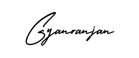 A stylish, flowing autograph style designed for name Gyanranjan using AmerikaSignatureDemo-Regular typography. Perfect for digital creative projects. Gyanranjan signature style 3 images and pictures png