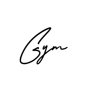 You should practise on your own different ways (AmerikaSignatureDemo-Regular) to write your name (Gym) in signature. don't let someone else do it for you. Gym signature style 3 images and pictures png