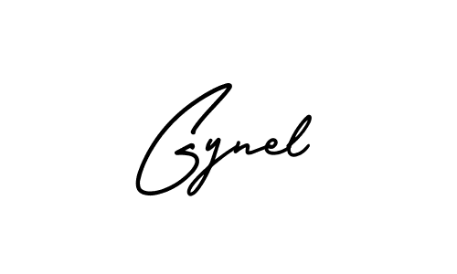 Gynel stylish signature style. Best Handwritten Sign (AmerikaSignatureDemo-Regular) for my name. Handwritten Signature Collection Ideas for my name Gynel. Gynel signature style 3 images and pictures png