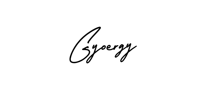 Also we have Gyoergy name is the best signature style. Create professional handwritten signature collection using AmerikaSignatureDemo-Regular autograph style. Gyoergy signature style 3 images and pictures png