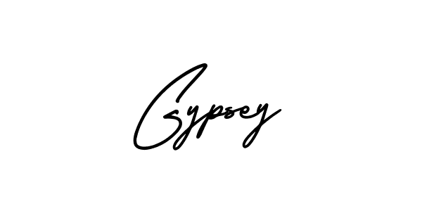 Make a beautiful signature design for name Gypsey. With this signature (AmerikaSignatureDemo-Regular) style, you can create a handwritten signature for free. Gypsey signature style 3 images and pictures png