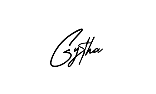 Create a beautiful signature design for name Gytha. With this signature (AmerikaSignatureDemo-Regular) fonts, you can make a handwritten signature for free. Gytha signature style 3 images and pictures png