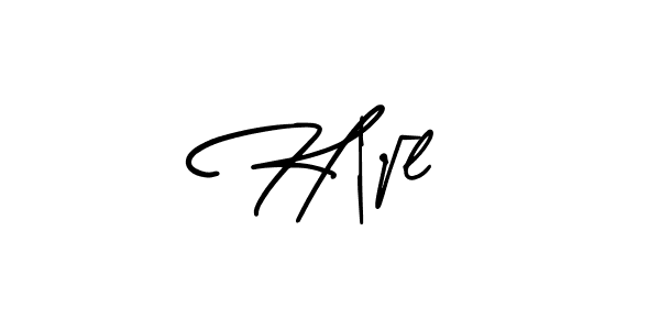 Design your own signature with our free online signature maker. With this signature software, you can create a handwritten (AmerikaSignatureDemo-Regular) signature for name H|√l. H|√l signature style 3 images and pictures png