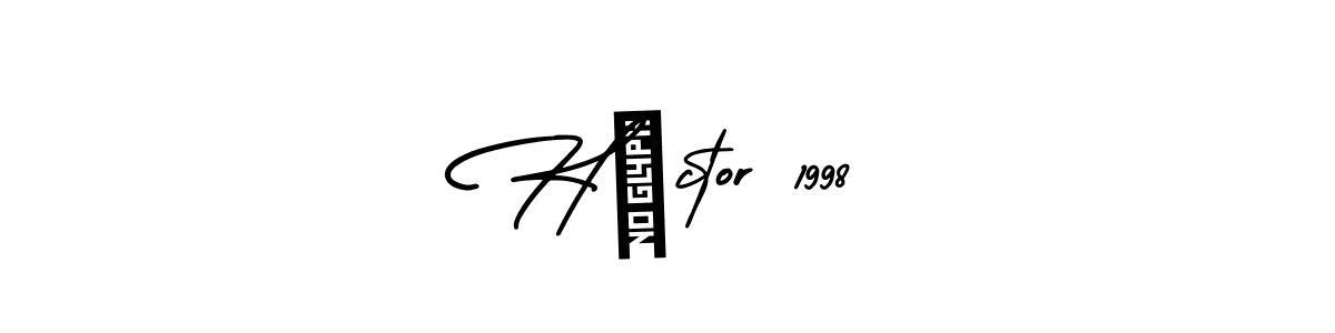 Use a signature maker to create a handwritten signature online. With this signature software, you can design (AmerikaSignatureDemo-Regular) your own signature for name Héctor 1998. Héctor 1998 signature style 3 images and pictures png