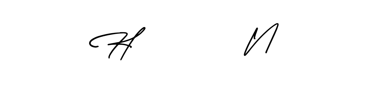 Best and Professional Signature Style for H          N. AmerikaSignatureDemo-Regular Best Signature Style Collection. H          N signature style 3 images and pictures png