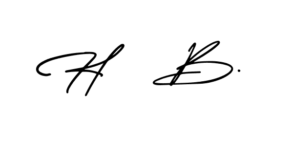 Check out images of Autograph of H   B. name. Actor H   B. Signature Style. AmerikaSignatureDemo-Regular is a professional sign style online. H   B. signature style 3 images and pictures png