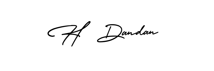 Once you've used our free online signature maker to create your best signature AmerikaSignatureDemo-Regular style, it's time to enjoy all of the benefits that H  Dandan name signing documents. H  Dandan signature style 3 images and pictures png