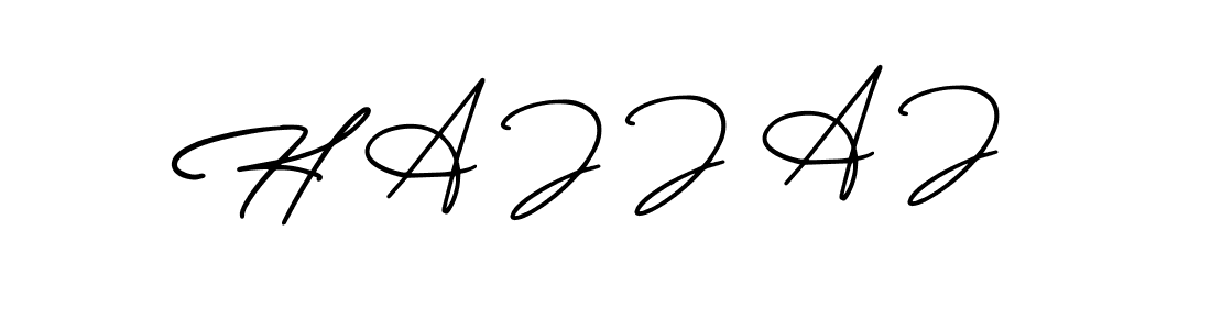 Also You can easily find your signature by using the search form. We will create H A J J A J name handwritten signature images for you free of cost using AmerikaSignatureDemo-Regular sign style. H A J J A J signature style 3 images and pictures png