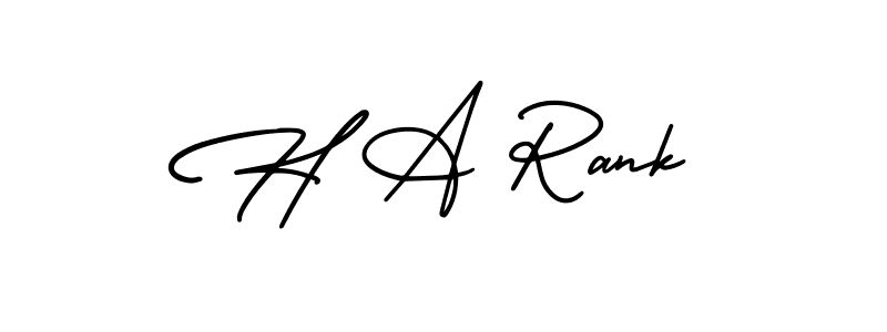 Best and Professional Signature Style for H A Rank. AmerikaSignatureDemo-Regular Best Signature Style Collection. H A Rank signature style 3 images and pictures png