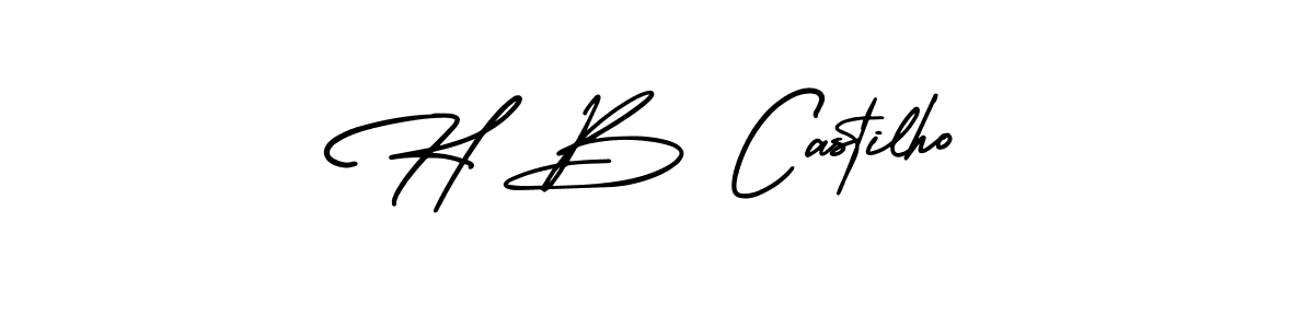 Also You can easily find your signature by using the search form. We will create H B Castilho name handwritten signature images for you free of cost using AmerikaSignatureDemo-Regular sign style. H B Castilho signature style 3 images and pictures png