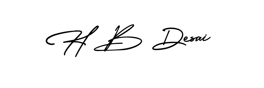 Here are the top 10 professional signature styles for the name H B Desai. These are the best autograph styles you can use for your name. H B Desai signature style 3 images and pictures png