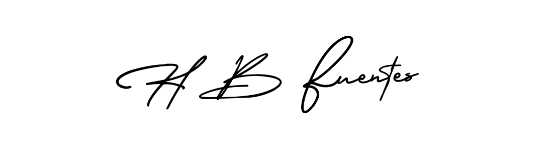 How to Draw H B Fuentes signature style? AmerikaSignatureDemo-Regular is a latest design signature styles for name H B Fuentes. H B Fuentes signature style 3 images and pictures png