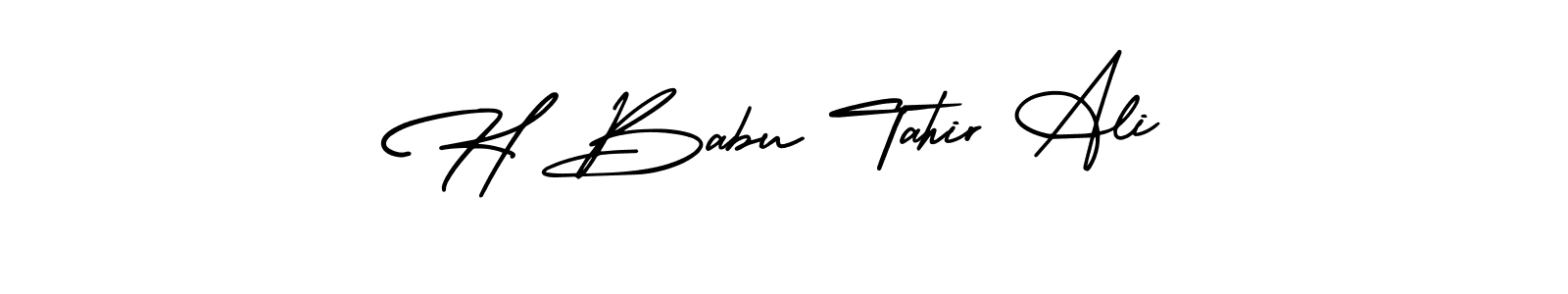 Once you've used our free online signature maker to create your best signature AmerikaSignatureDemo-Regular style, it's time to enjoy all of the benefits that H Babu Tahir Ali name signing documents. H Babu Tahir Ali signature style 3 images and pictures png