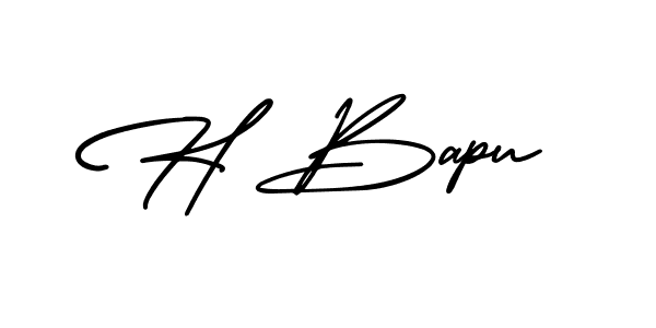 Check out images of Autograph of H Bapu name. Actor H Bapu Signature Style. AmerikaSignatureDemo-Regular is a professional sign style online. H Bapu signature style 3 images and pictures png