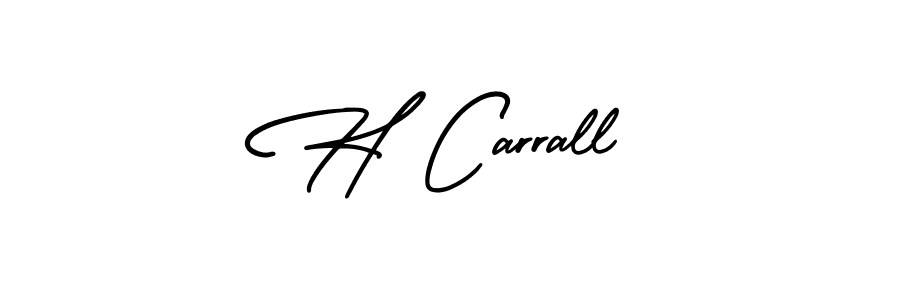 You can use this online signature creator to create a handwritten signature for the name H Carrall. This is the best online autograph maker. H Carrall signature style 3 images and pictures png