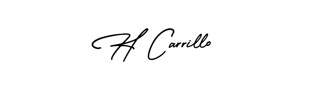 Also we have H Carrillo name is the best signature style. Create professional handwritten signature collection using AmerikaSignatureDemo-Regular autograph style. H Carrillo signature style 3 images and pictures png