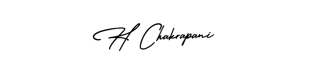 You should practise on your own different ways (AmerikaSignatureDemo-Regular) to write your name (H Chakrapani) in signature. don't let someone else do it for you. H Chakrapani signature style 3 images and pictures png