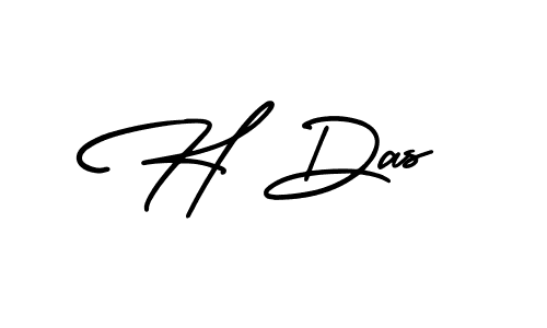 This is the best signature style for the H Das name. Also you like these signature font (AmerikaSignatureDemo-Regular). Mix name signature. H Das signature style 3 images and pictures png