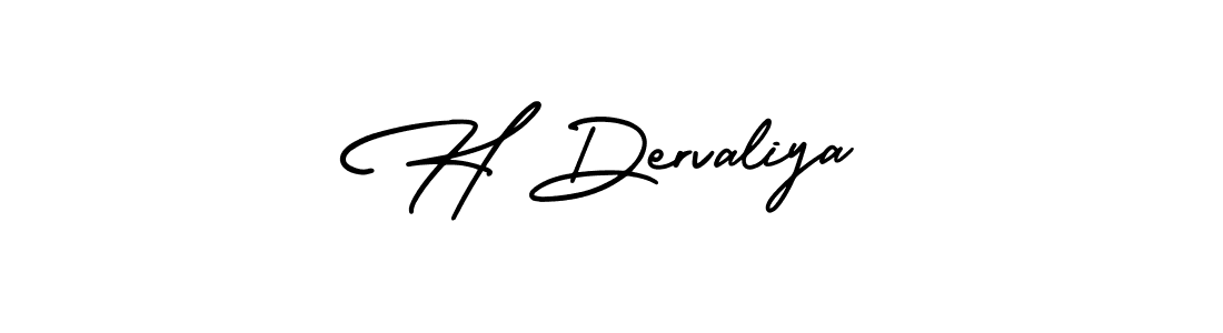 Make a beautiful signature design for name H Dervaliya. Use this online signature maker to create a handwritten signature for free. H Dervaliya signature style 3 images and pictures png