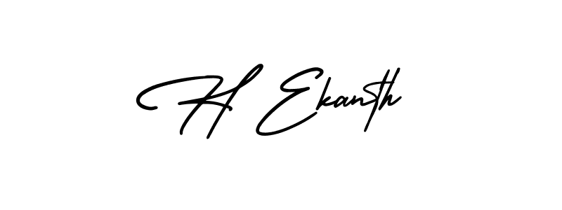 See photos of H Ekanth official signature by Spectra . Check more albums & portfolios. Read reviews & check more about AmerikaSignatureDemo-Regular font. H Ekanth signature style 3 images and pictures png