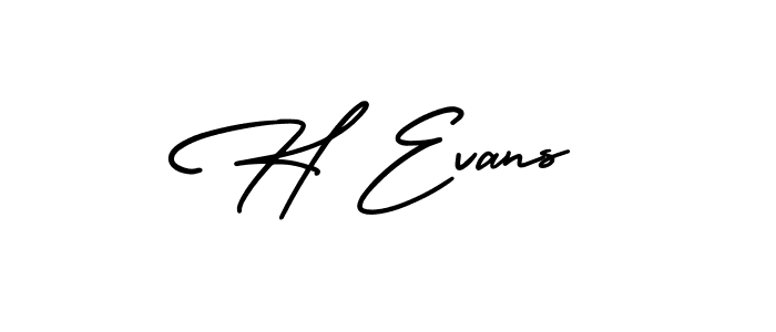 Make a beautiful signature design for name H Evans. Use this online signature maker to create a handwritten signature for free. H Evans signature style 3 images and pictures png