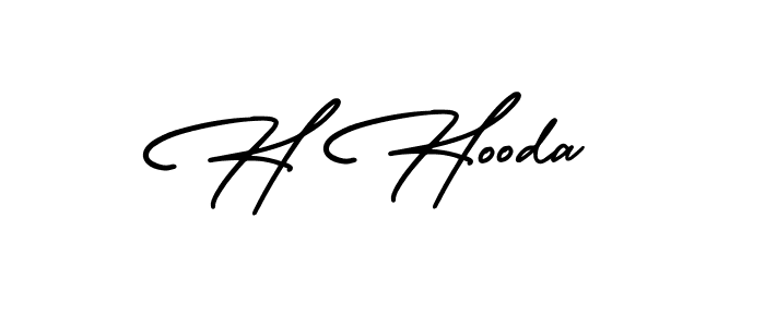 Check out images of Autograph of H Hooda name. Actor H Hooda Signature Style. AmerikaSignatureDemo-Regular is a professional sign style online. H Hooda signature style 3 images and pictures png