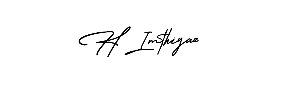 Once you've used our free online signature maker to create your best signature AmerikaSignatureDemo-Regular style, it's time to enjoy all of the benefits that H Imthiyaz name signing documents. H Imthiyaz signature style 3 images and pictures png