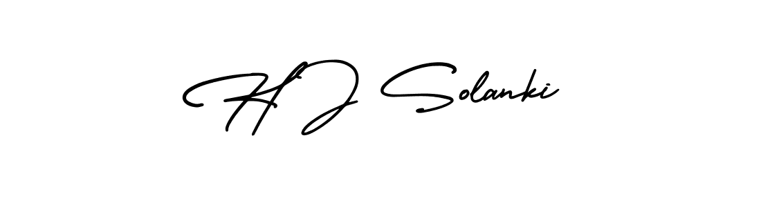 Similarly AmerikaSignatureDemo-Regular is the best handwritten signature design. Signature creator online .You can use it as an online autograph creator for name H J Solanki. H J Solanki signature style 3 images and pictures png