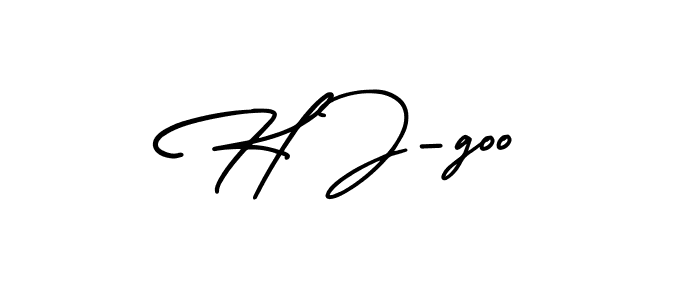 Make a beautiful signature design for name H J-goo. Use this online signature maker to create a handwritten signature for free. H J-goo signature style 3 images and pictures png