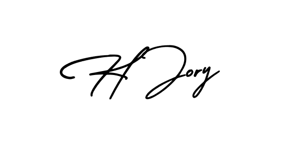 Also You can easily find your signature by using the search form. We will create H Jory name handwritten signature images for you free of cost using AmerikaSignatureDemo-Regular sign style. H Jory signature style 3 images and pictures png