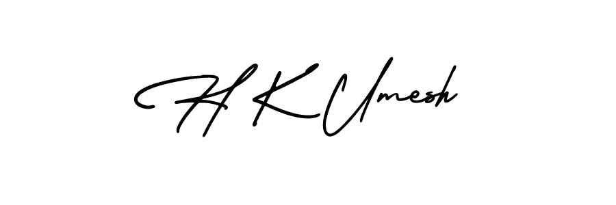 You can use this online signature creator to create a handwritten signature for the name H K Umesh. This is the best online autograph maker. H K Umesh signature style 3 images and pictures png