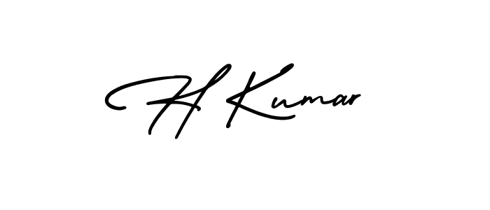 Also we have H Kumar name is the best signature style. Create professional handwritten signature collection using AmerikaSignatureDemo-Regular autograph style. H Kumar signature style 3 images and pictures png