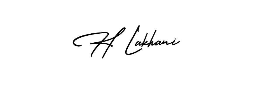 Here are the top 10 professional signature styles for the name H Lakhani. These are the best autograph styles you can use for your name. H Lakhani signature style 3 images and pictures png