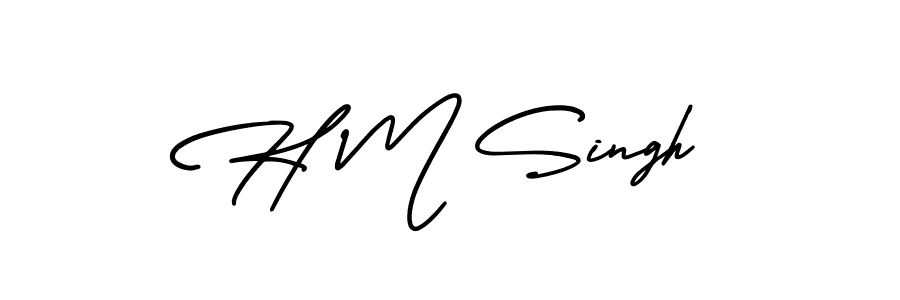 It looks lik you need a new signature style for name H M Singh. Design unique handwritten (AmerikaSignatureDemo-Regular) signature with our free signature maker in just a few clicks. H M Singh signature style 3 images and pictures png