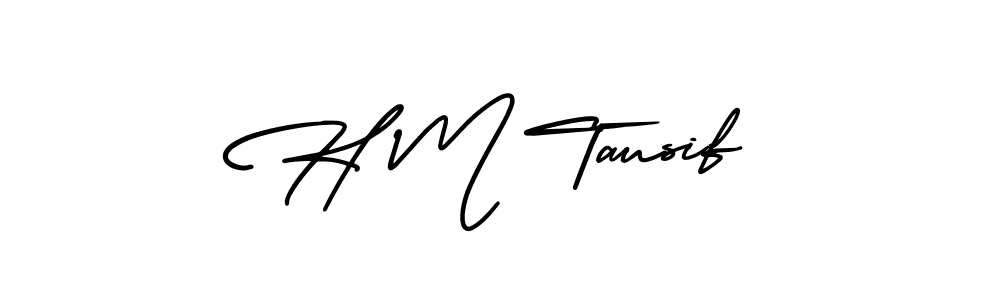 Make a beautiful signature design for name H M Tausif. Use this online signature maker to create a handwritten signature for free. H M Tausif signature style 3 images and pictures png