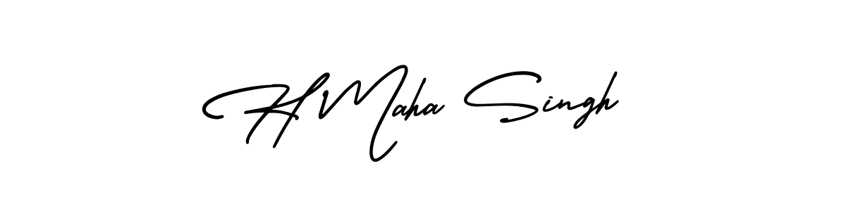 Check out images of Autograph of H Maha Singh name. Actor H Maha Singh Signature Style. AmerikaSignatureDemo-Regular is a professional sign style online. H Maha Singh signature style 3 images and pictures png