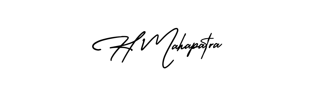 Make a beautiful signature design for name H Mahapatra. With this signature (AmerikaSignatureDemo-Regular) style, you can create a handwritten signature for free. H Mahapatra signature style 3 images and pictures png