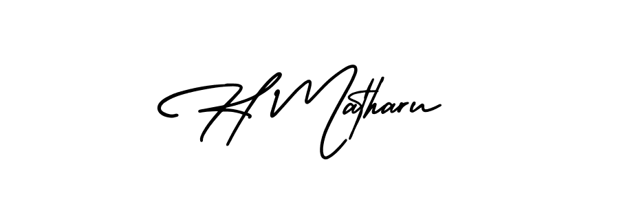 AmerikaSignatureDemo-Regular is a professional signature style that is perfect for those who want to add a touch of class to their signature. It is also a great choice for those who want to make their signature more unique. Get H Matharu name to fancy signature for free. H Matharu signature style 3 images and pictures png