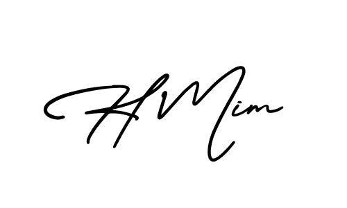 Make a beautiful signature design for name H Mim. Use this online signature maker to create a handwritten signature for free. H Mim signature style 3 images and pictures png