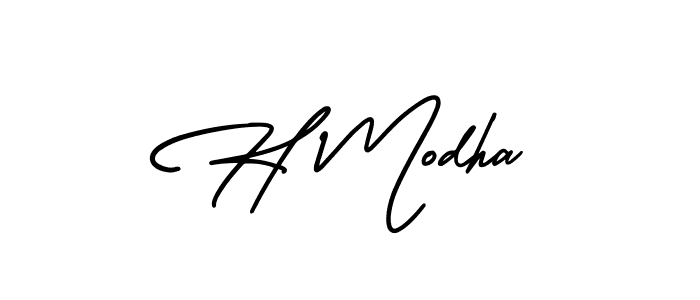 How to Draw H Modha signature style? AmerikaSignatureDemo-Regular is a latest design signature styles for name H Modha. H Modha signature style 3 images and pictures png
