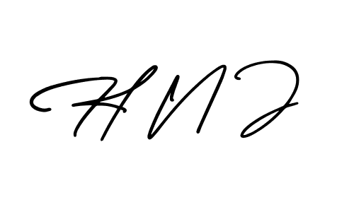 Similarly AmerikaSignatureDemo-Regular is the best handwritten signature design. Signature creator online .You can use it as an online autograph creator for name H N J. H N J signature style 3 images and pictures png