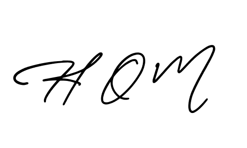 You should practise on your own different ways (AmerikaSignatureDemo-Regular) to write your name (H O M) in signature. don't let someone else do it for you. H O M signature style 3 images and pictures png